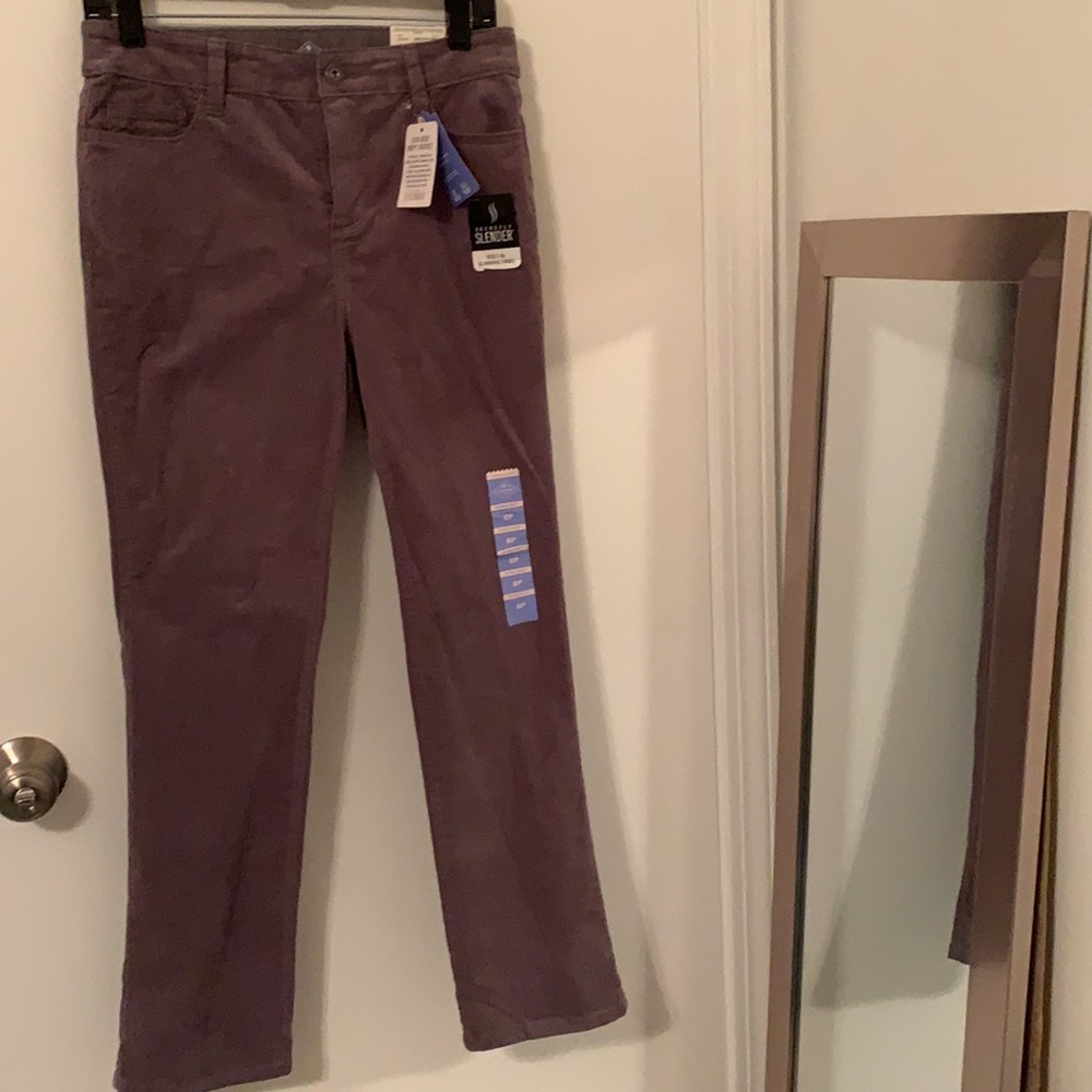 Excalibur Grey - soft finewale corduroy St. John’s Bay Size 6P.. Straight leg